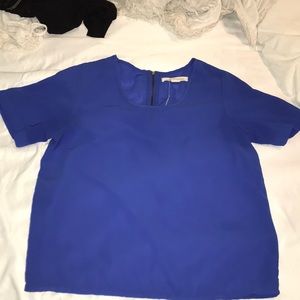 royal blue blouse